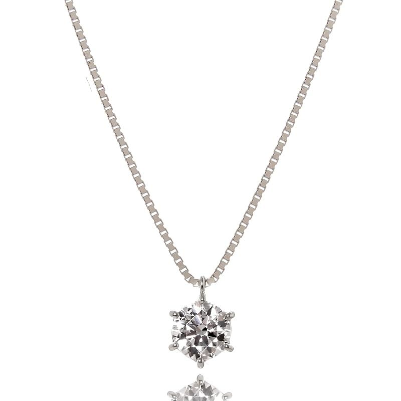 [Royal Cara] 永遠の愛 日本製 ネックレス レディース ４つの隠れハート 1.8ｃt プラチナ シルバー925 結婚式 結婚記念日 誕生日 妻 彼女 母の日 人気 プレゼント 商品名 エンドレスラブ