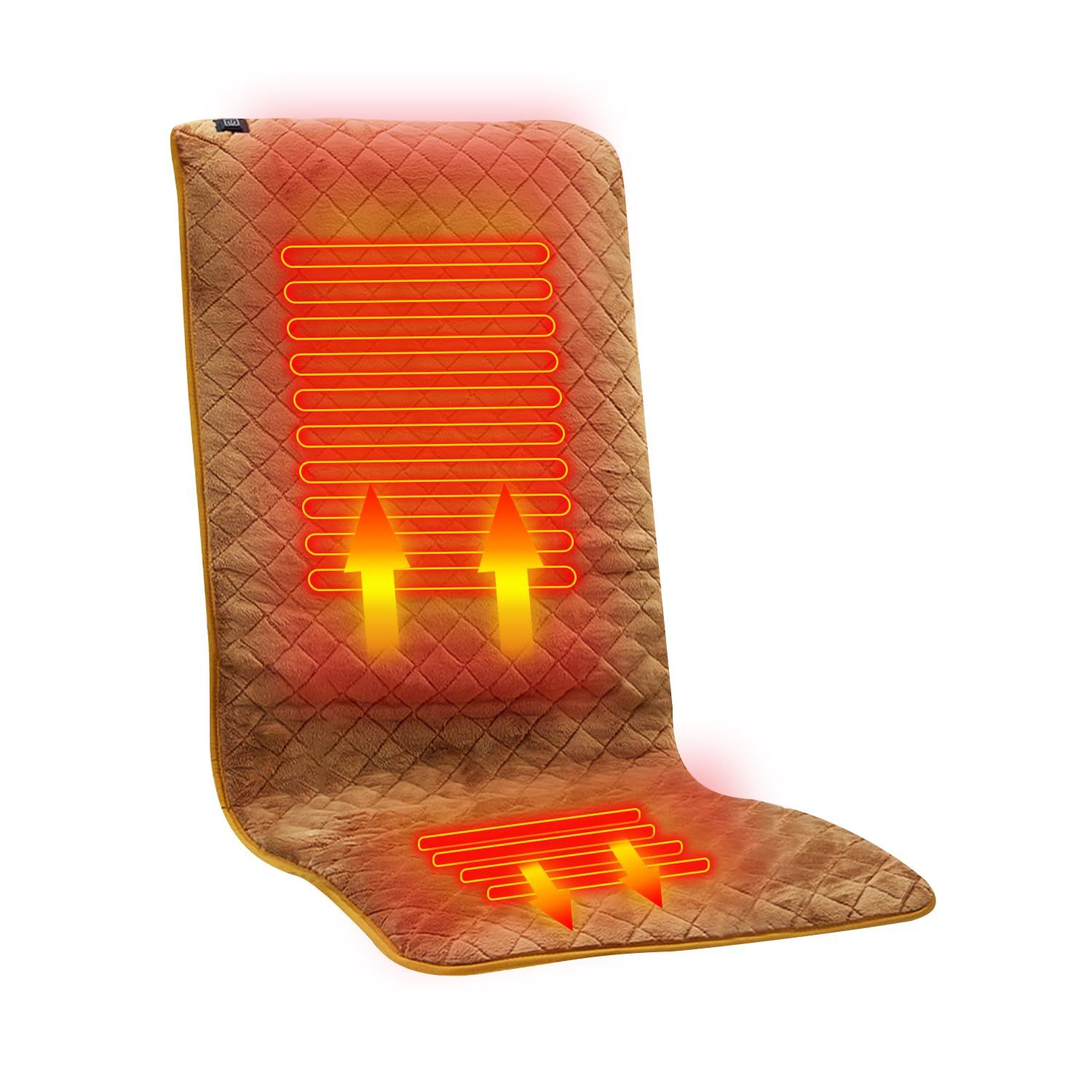 新品 「40℃/50℃/55℃恒温」 電気座布団 椅子用 126×50cm 腰や背中がじんわりあたたまる 電熱 ホット マット クッション シート ヒーター USB給電 30秒速暖 一人用 自宅 オフィス省エネ 丸洗い可