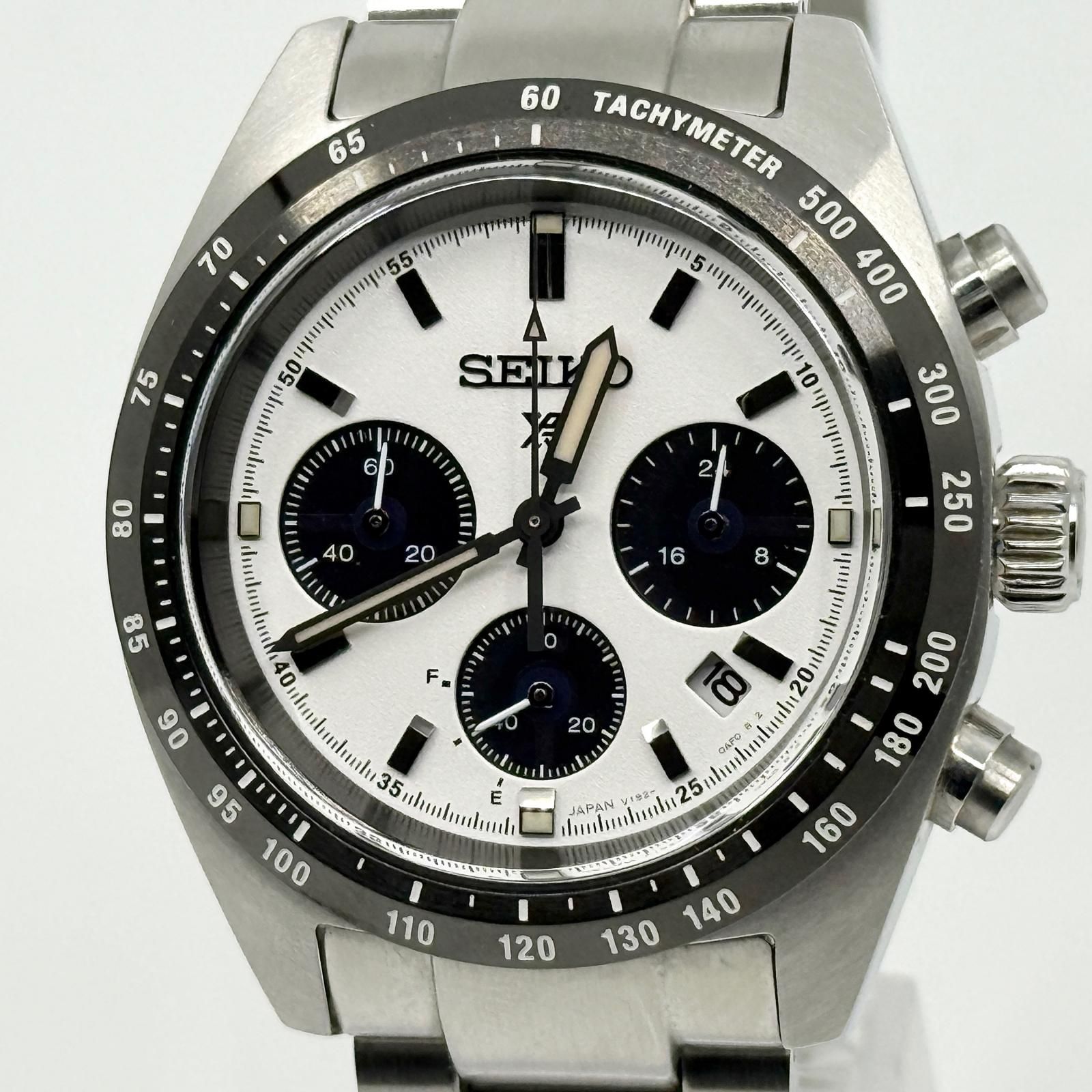 SEIKO セイコー プロスペックス V192-0AF0 SBDL085 ホワイト ソーラー メンズ 腕時計 稼働品
