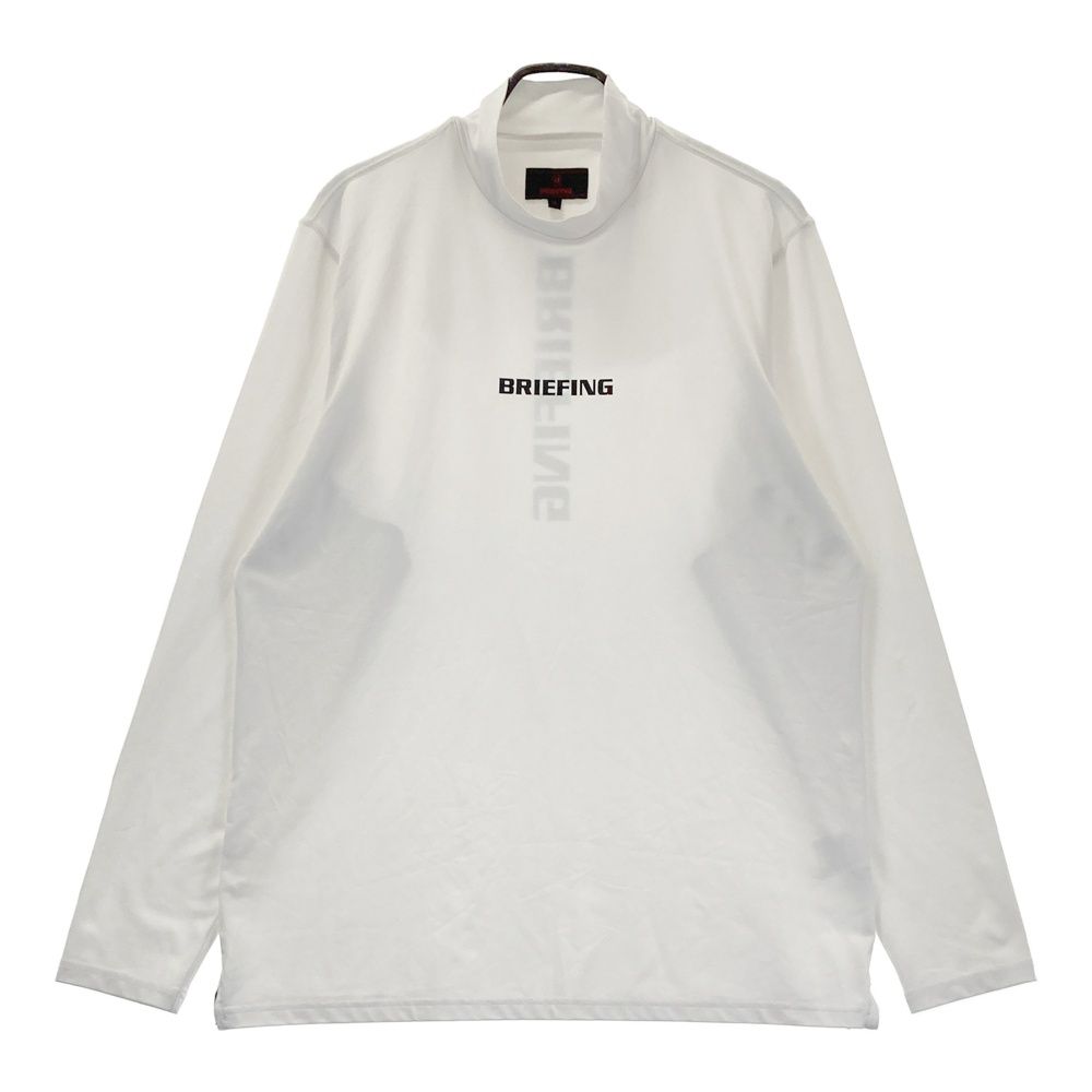 サイズ：XL BRIEFING GOLF ブリーフィング ハイネック 長袖Tシャツ ホワイト系 [240101692479] ゴルフウェア メンズ ストスト