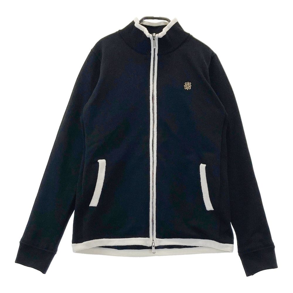サイズ：L ST ANDREWS セントアンドリュース ニット ジップジャケット ブラック系 [240101693488] ゴルフウェア レディース ストスト