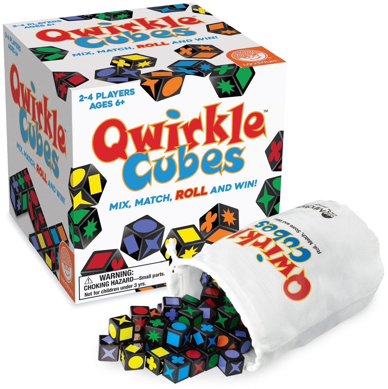新品 MindWare クワークルキューブ Qwirkle Cubes ボードゲーム 42034 正規品