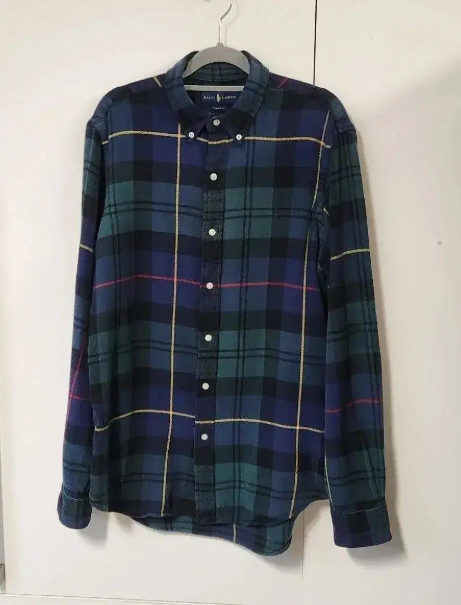 ポロ ラルフ ローレン 新モデル Classic Fit タータンチェック シャツ M (95-100)