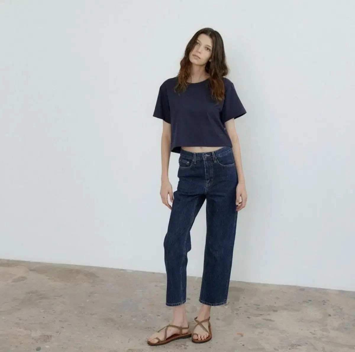 タナット Classic クロップド デニム T/T Classic cropped denim(b