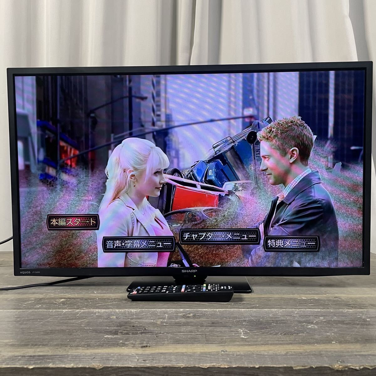 3986 SHARP 32V型 液晶テレビ AQUOS 2T-C32DE 2022年製/神奈川県秦野市/A1