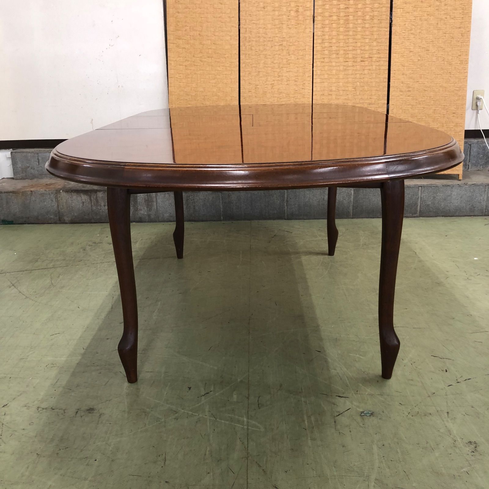 maruni マルニ 伸長式ダイニングテーブル 伸縮式 レトロ アンティーク M【ます様専用】Maruni マルニ ダイニングテーブル 伸長式 天然木化粧
