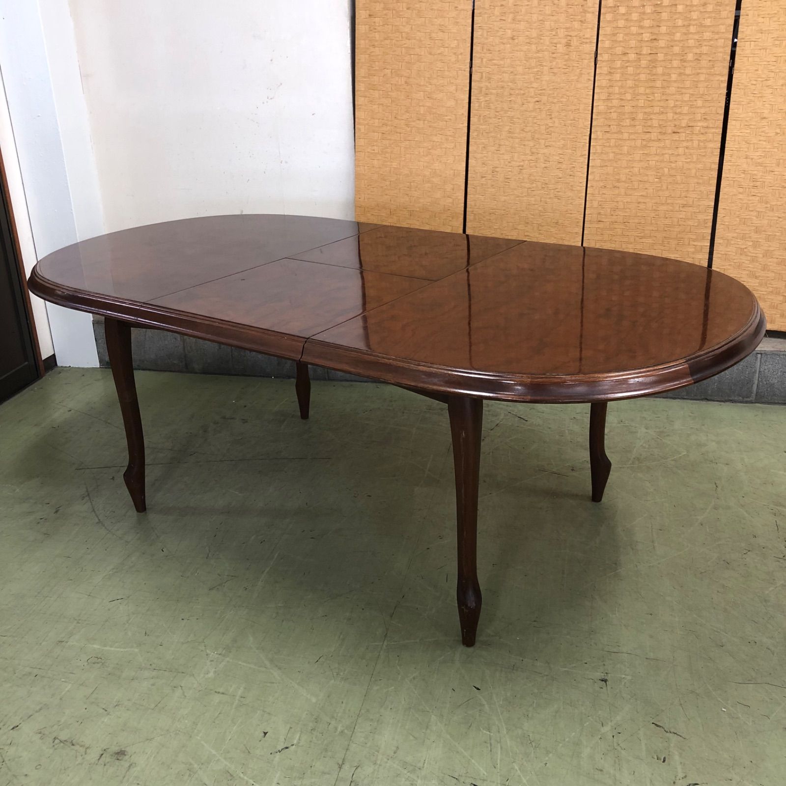 maruni マルニ 伸長式ダイニングテーブル 伸縮式 レトロ アンティーク M【ます様専用】Maruni マルニ ダイニングテーブル 伸長式 天然木化粧