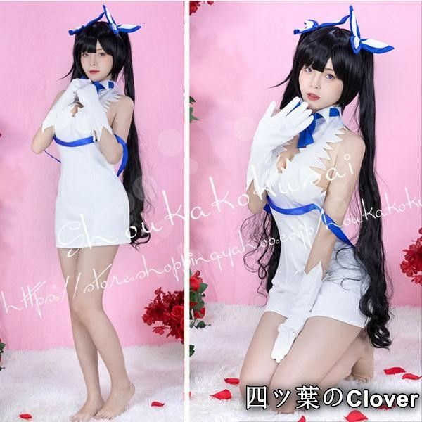 人気商品 ダンジョンに出会いを求めるのは間違っているだろうか風 ヘスティア コスプレ衣装 ウィッグcosplay 変装 仮装 ハロウィン イベント 撮影 祭りB260526
