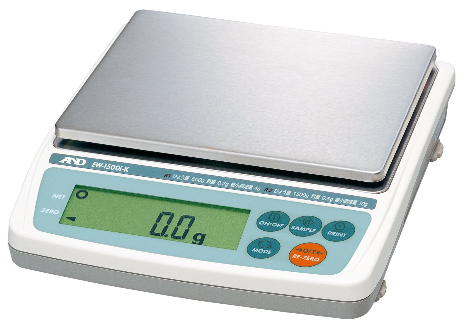 新品 A&D 検定付き トリプルレンジパーソナル天びん EW-1500i-K ≪ひょう量:1500g 最小表示:0.2~0.5g(使用範囲:4~1500g) 皿寸法:170(W)*133(D)mm 検定付:2地域≫