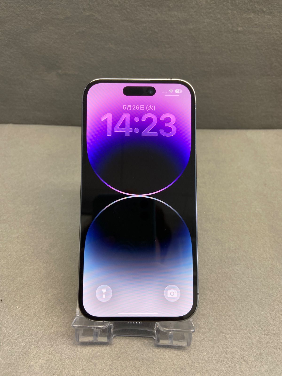 中古 国内版 SIMフリー iPhone14 Pro 256GB ディープパープル色