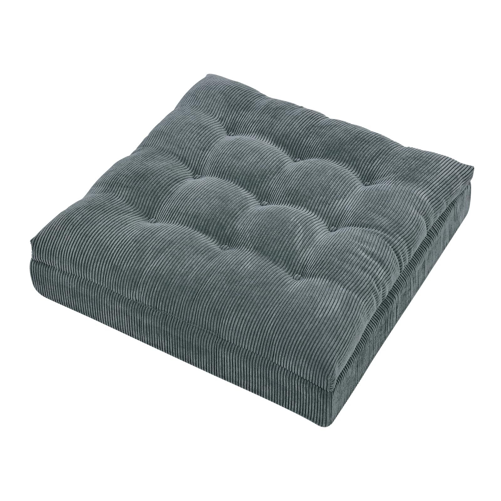 Baibu Home 座布団 クッション 厚め 低反発+高反発 クッション 50x50x10cm 極厚 ざぶとん フロアクッション おしゃれt 2b8cbf8f
