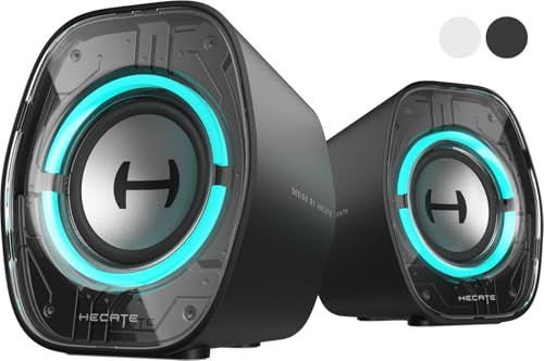 Edifier 【エディファイア】 G1000 II PC スピーカー 2.0ch RGB 卓上小型 音質高 ｜ ゲーミングスピーカー PS5 Pro/PS5シリーズ/PS4/Switch 2/Switchシリーズ対応 ｜ Bluetooth 767c6546