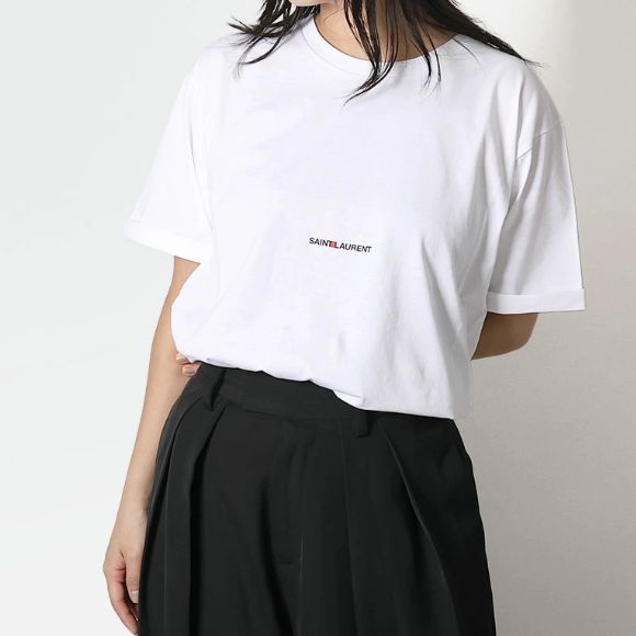 新品未使用訳アリSAINT LAURENT 半袖Tシャツ Mサイズ - メルカリ