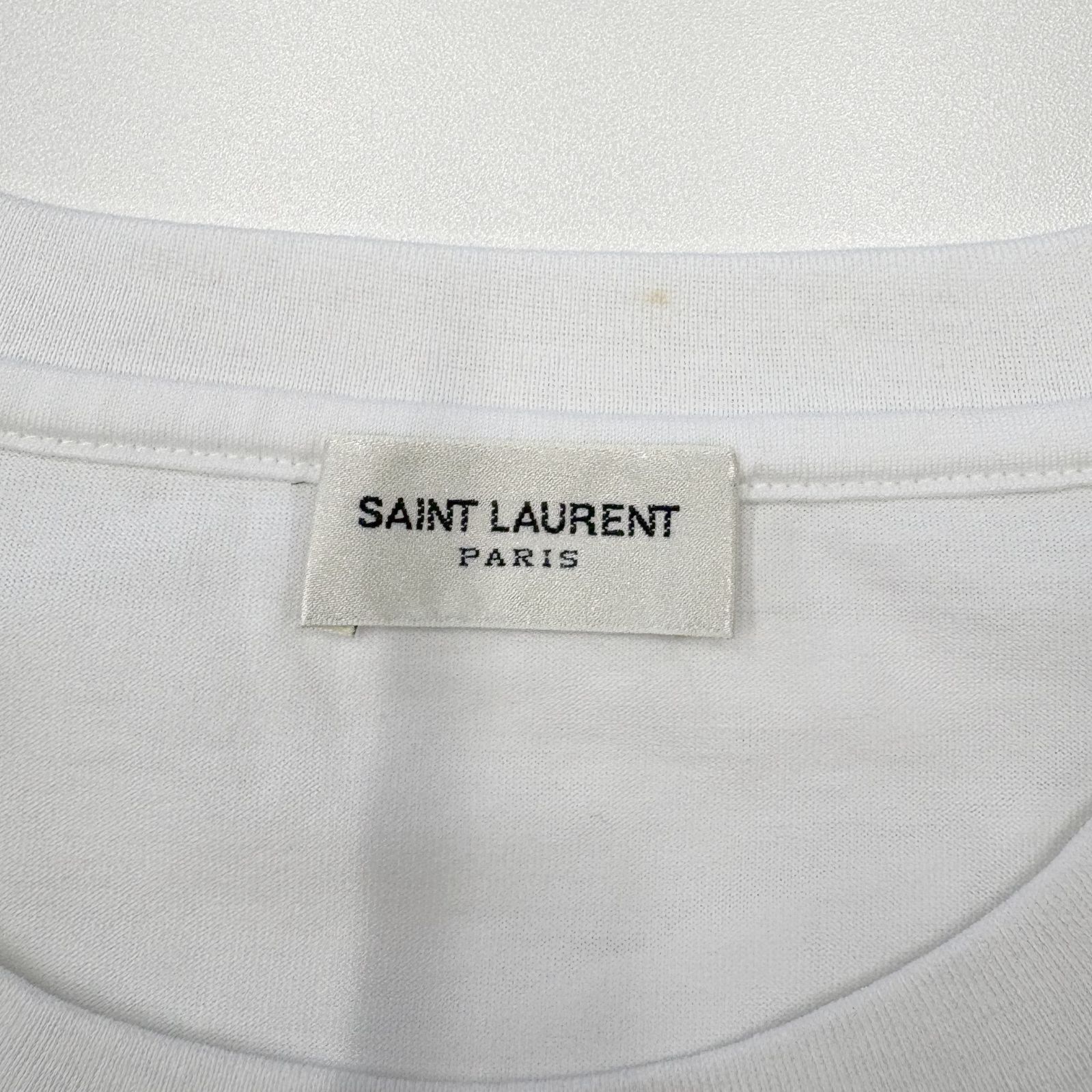 新品未使用訳アリSAINT LAURENT 半袖Tシャツ Mサイズ - メルカリ