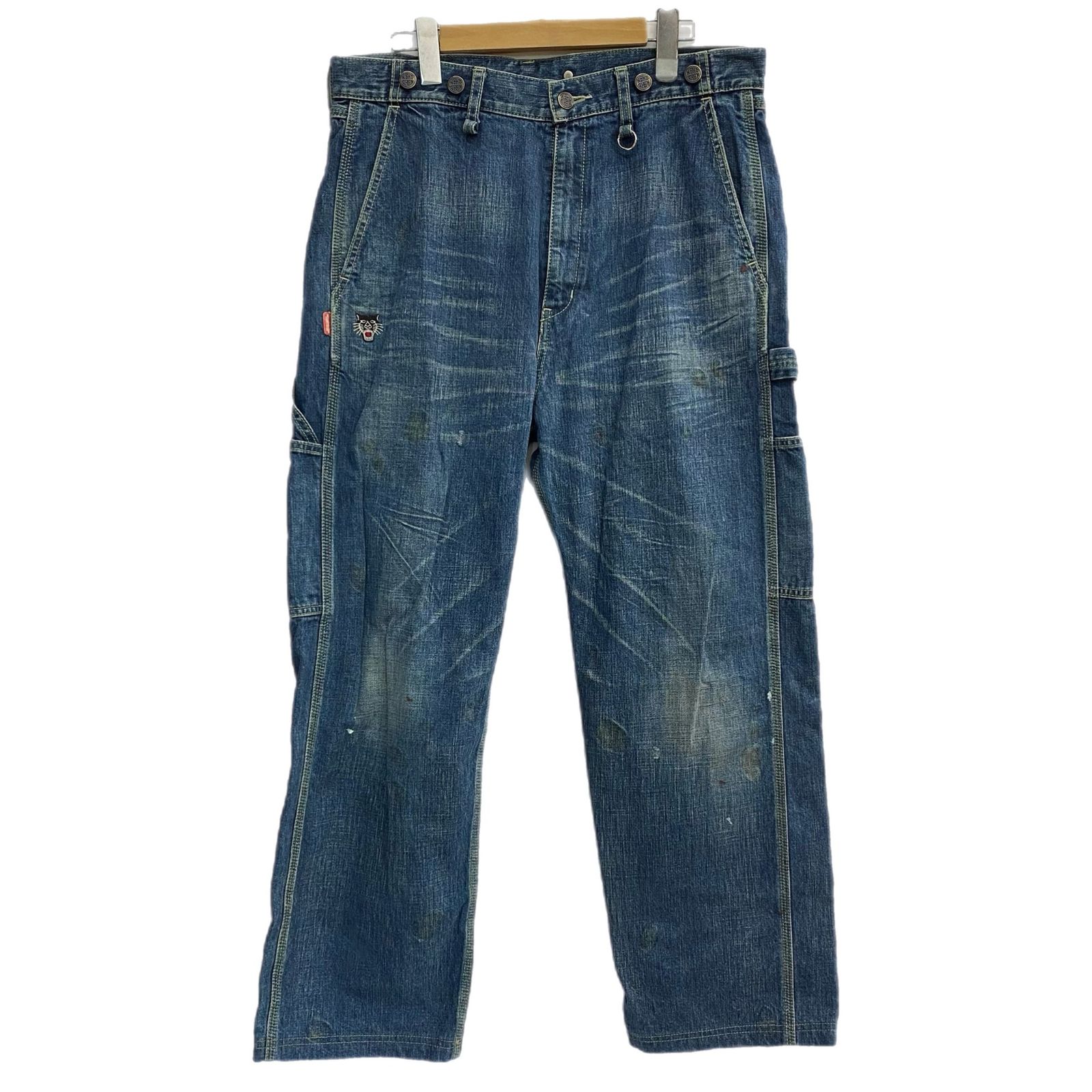 NEIGHBORHOOD ネイバーフッド 10AW HARBOR PAINTER / 12OZ-PT タイガー刺繍 ペインター デニム パンツ インディゴ 102DCNH-PTM14 ネイバーフッド NEIGHBORHOOD 10AW HARBOR PAINTER ペインターパンツ