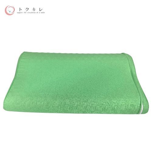 トクキレ】日本直販総本社 すややか 枕 DC 緑 50×30×7cm 中古 快眠