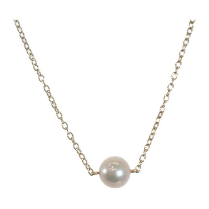 ミキモト MIKIMOTO パール ネックレス K18YG 18金 イエローゴールド アコヤ真珠 レディース【中古】【Aランク】