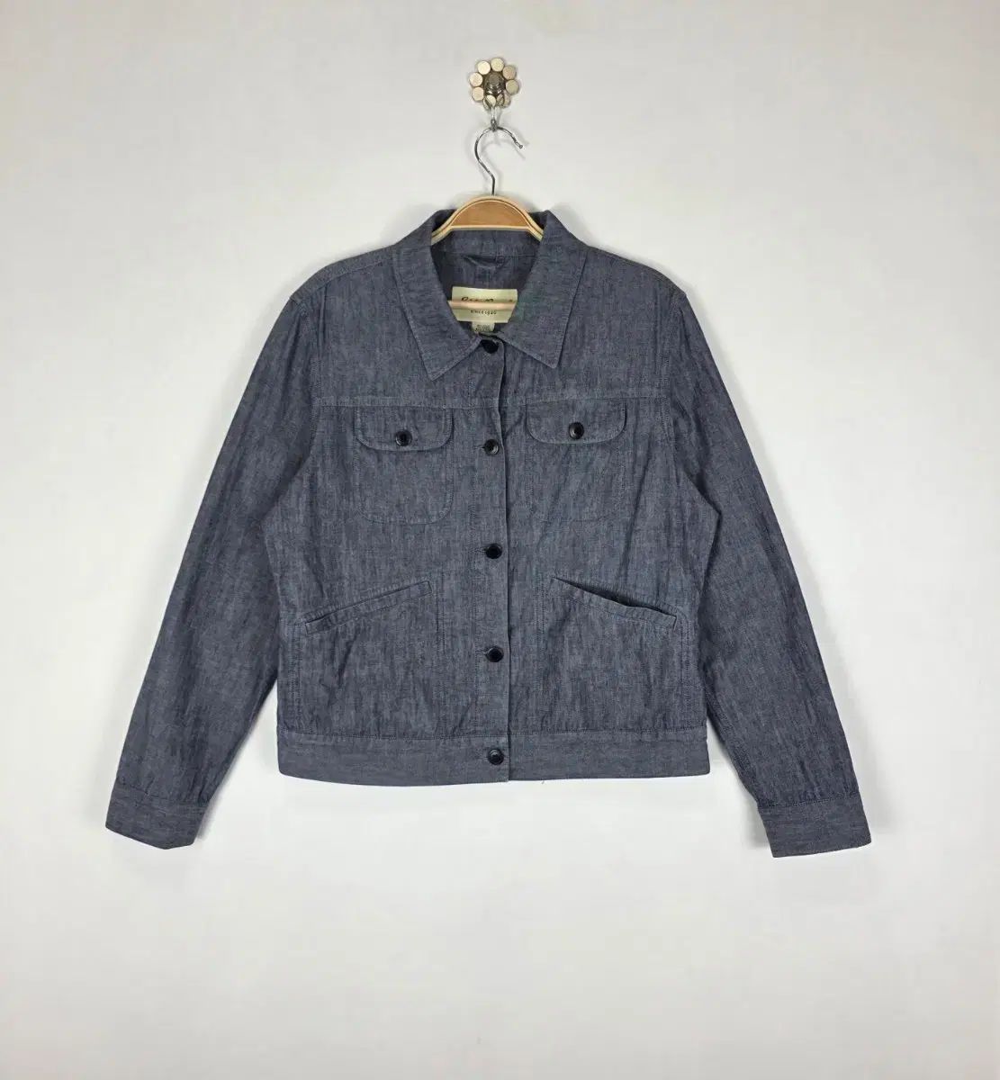 Eddie Bauer Indigo ブルー シャツ ジャケット