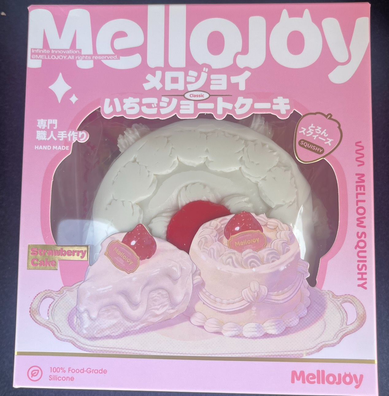 【新品未開封】メロジョイ いちごショートケーキ スライス 外箱のまま発送 Mellojoy - ムースクリーム - メロジョイいちごショートケーキスライス