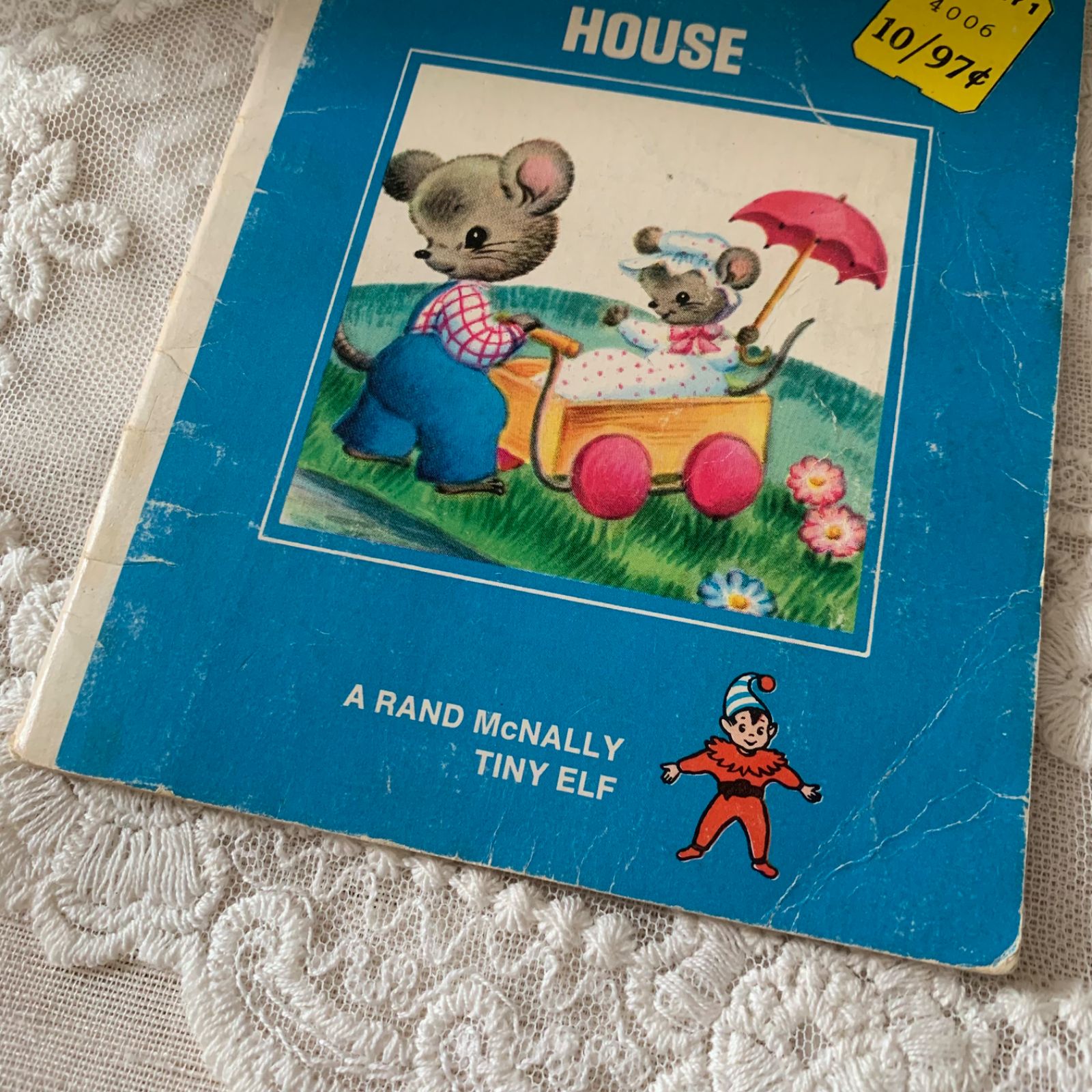 ヴィンテージ絵本 MR. MOLE'S HOUSE ジャンクジャーナル素材 洋書 古書