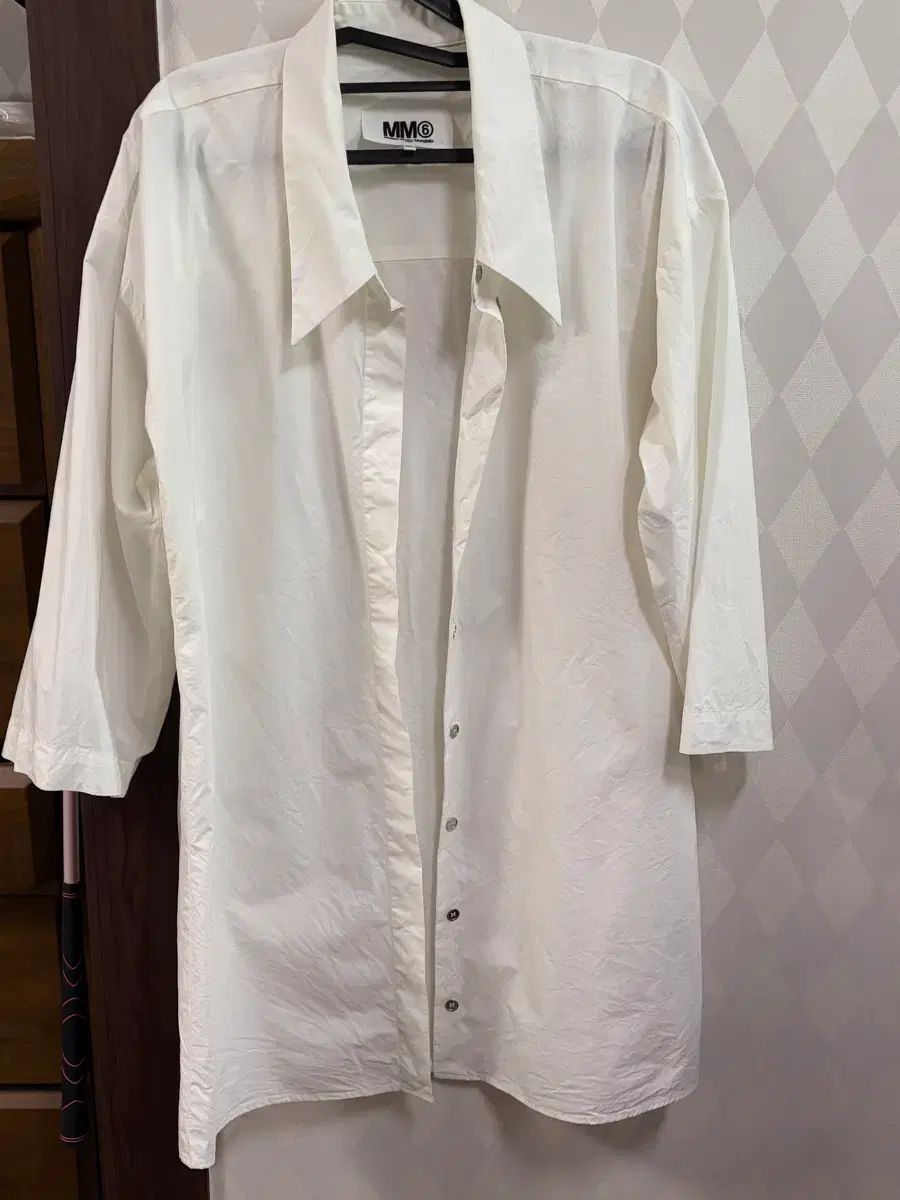 MM6 Maison Margiela エムエムシックス メゾン マルジェラ 白 シャツ (ワンピース兼用)