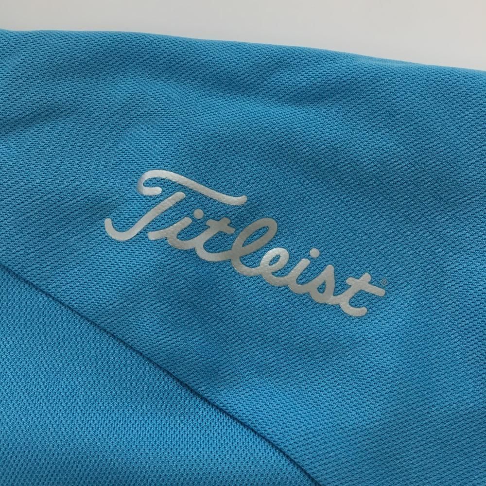 新品】タイトリスト×メルセデスベンツ 半袖ポロシャツ ライトブルー 胸