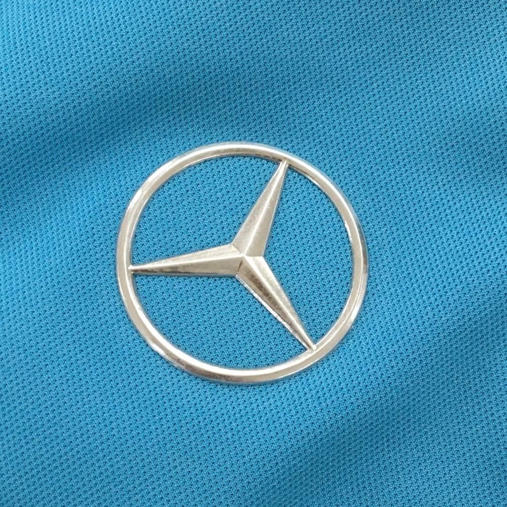 新品】タイトリスト×メルセデスベンツ 半袖ポロシャツ ライトブルー 胸