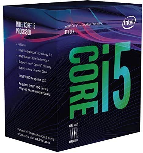 Intel CPU Core i5-8400 2.8GHz 9Mキャッシュ 6コア/6スレッド LGA1151