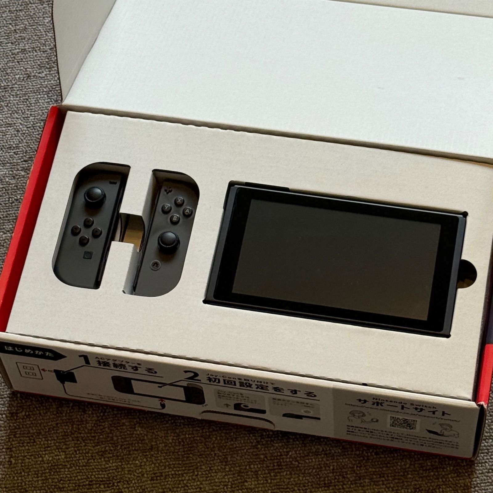 5-156【本体美品】Switch 本体 バッテリー強化版 グレー - メルカリ