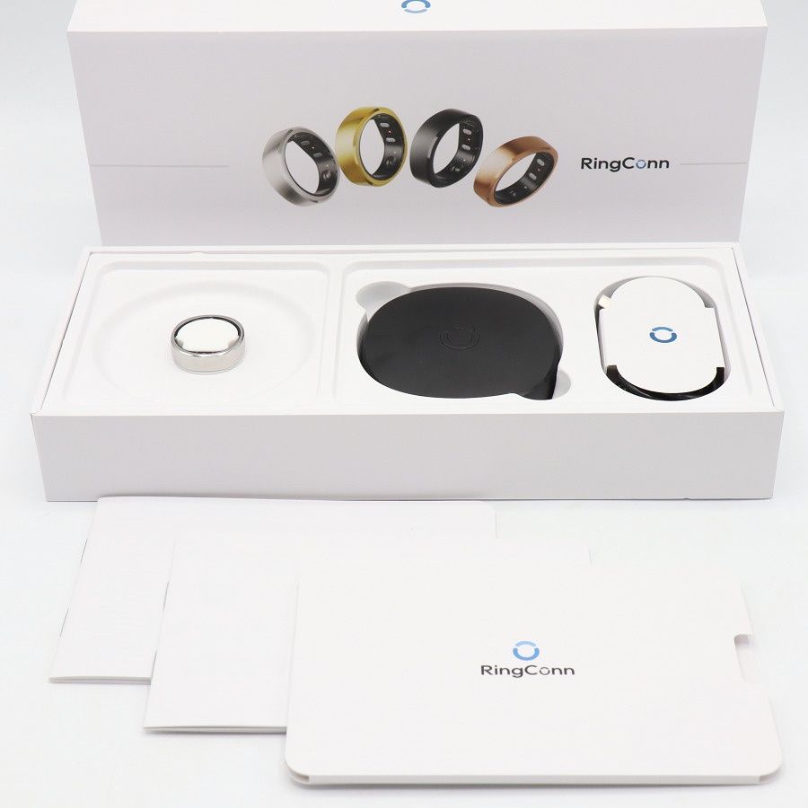 【美品】RingConn Smart Ring Gen 2 RCA-01 101538308 フューチャーシルバー US10号 第2世代 スマートリング リンコン 本体