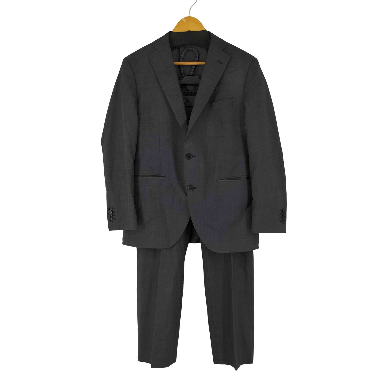 スーツカンパニー THE SUIT COMPANY 2B ウール混 スーツセットアップ メンズ 4DROP