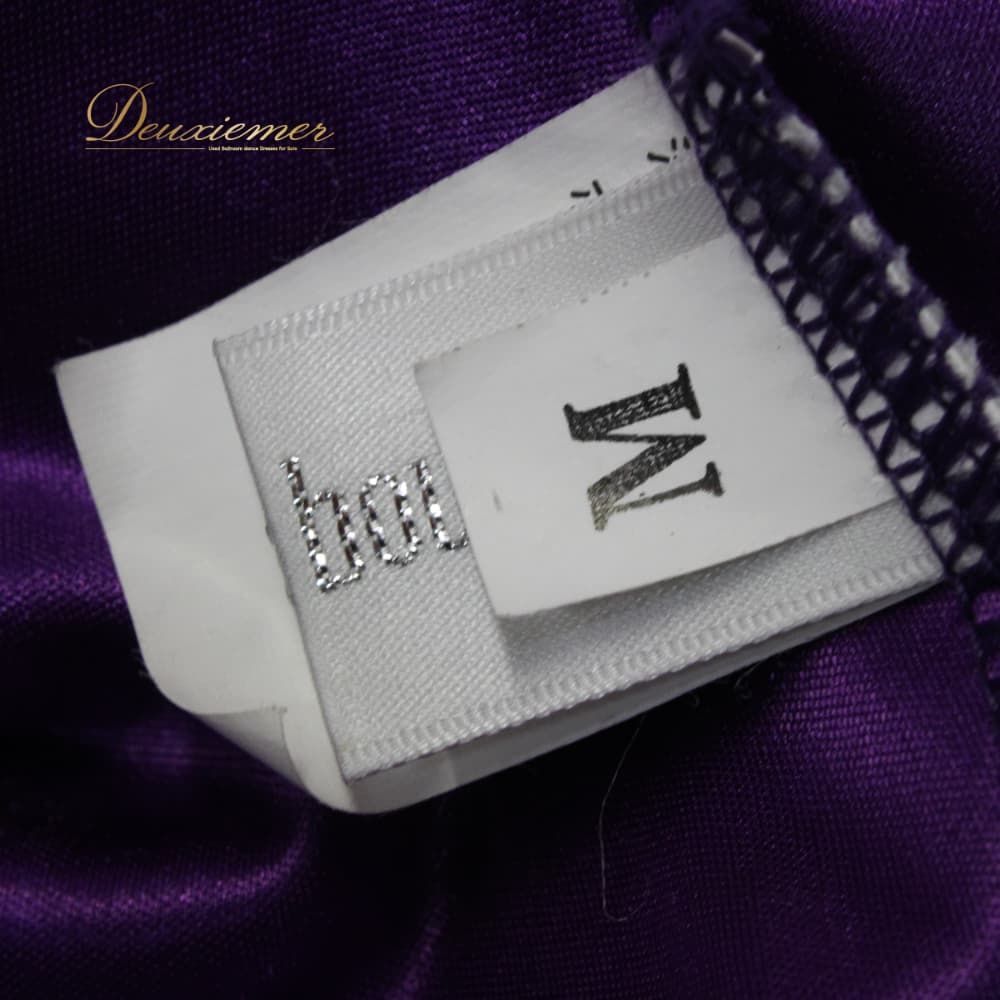 【社交ダンス衣装】パープル prima boutique ドレス 紫 レース 社交ダンス 衣装 prima boutique プリマブティック ドレス