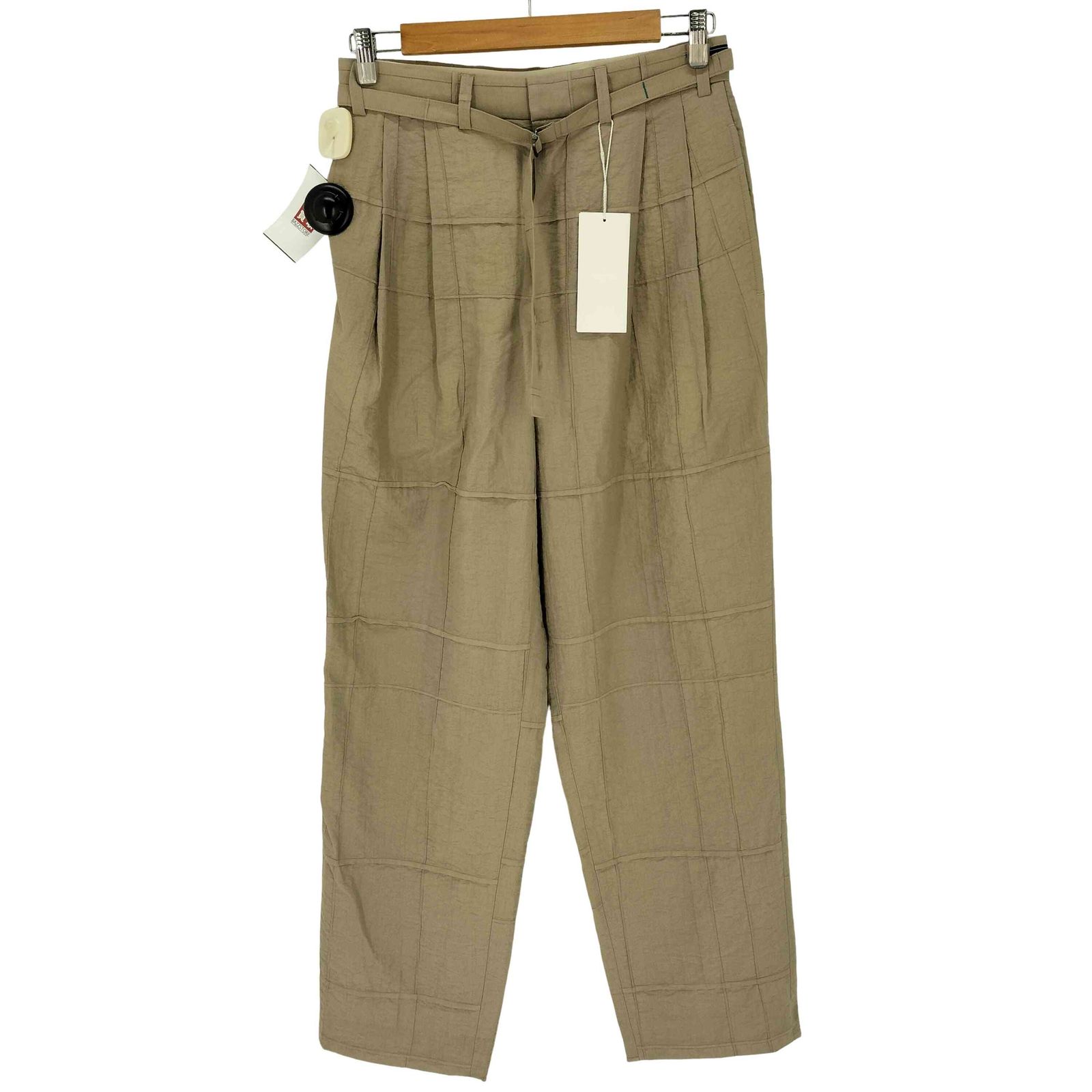 ジエダ Jieda TUCK FABRIC BELT SLACKS メンズ JPN：1