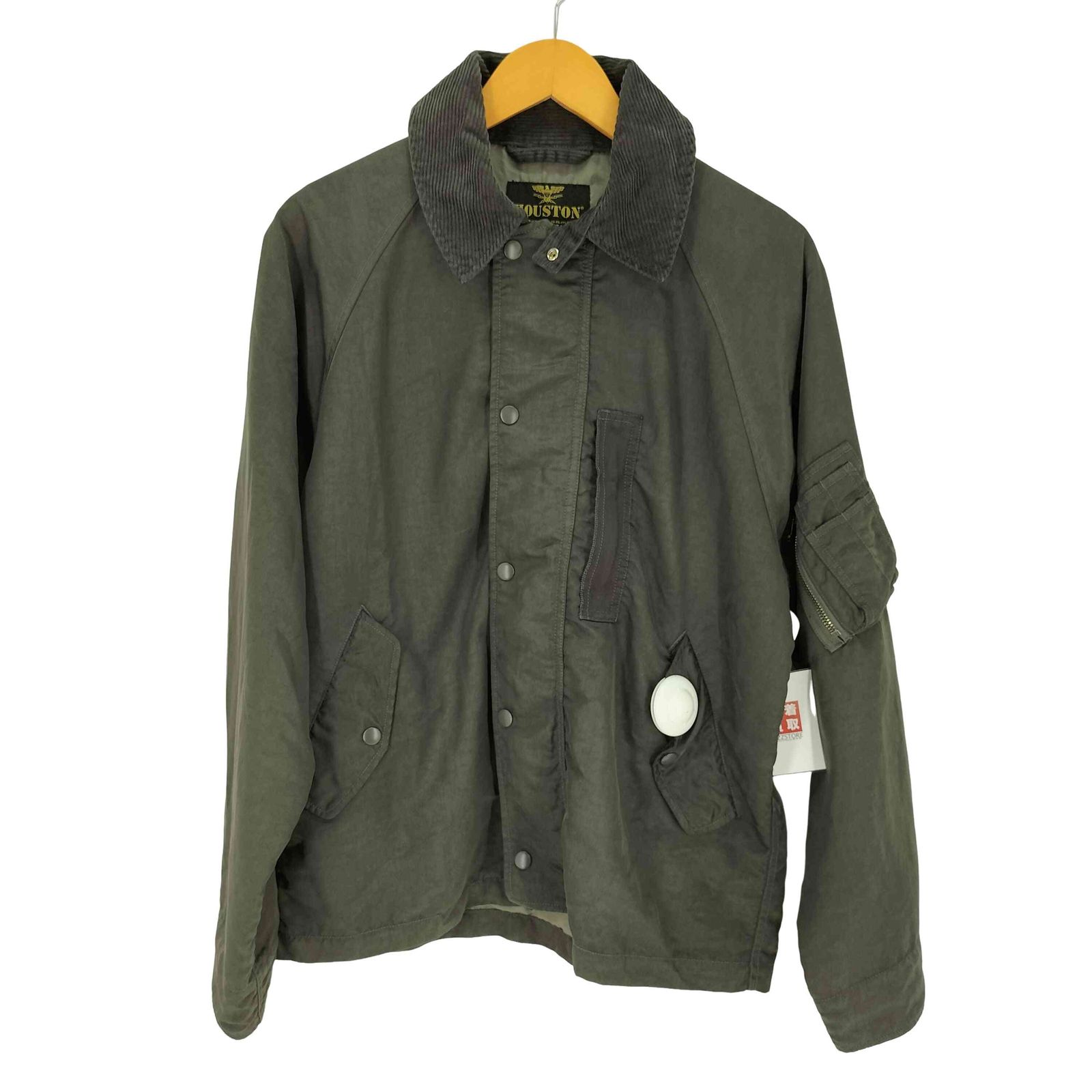 Houston ★ ナイロンハンティングジャケット 美品 XL ヒューストン HOUSTON GARMENT DYE NYLON HUNTING JACKET / ガーメント