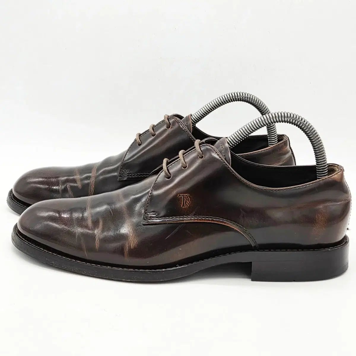 TOD'S トッズ レースアップ シューズ ブラウン (6)