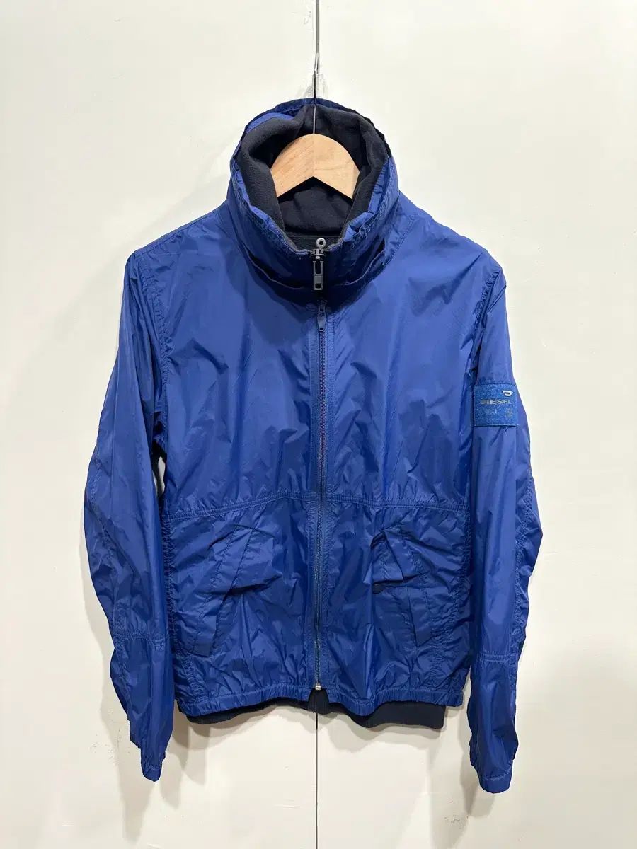 DIESEL レイヤード ナイロン フード ジャケット