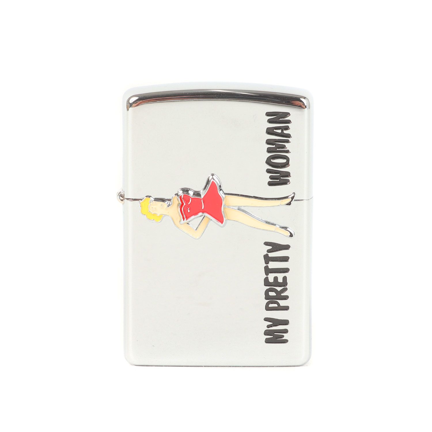 ZIPPO ジッポ | 新品未使用 デッドストック | 00s Zippo オイルライター (MY PRETTY WOMAN) | USA製 2007年モデル | シルバー | ブランド ファッション アイテム【メンズ】【中古】
