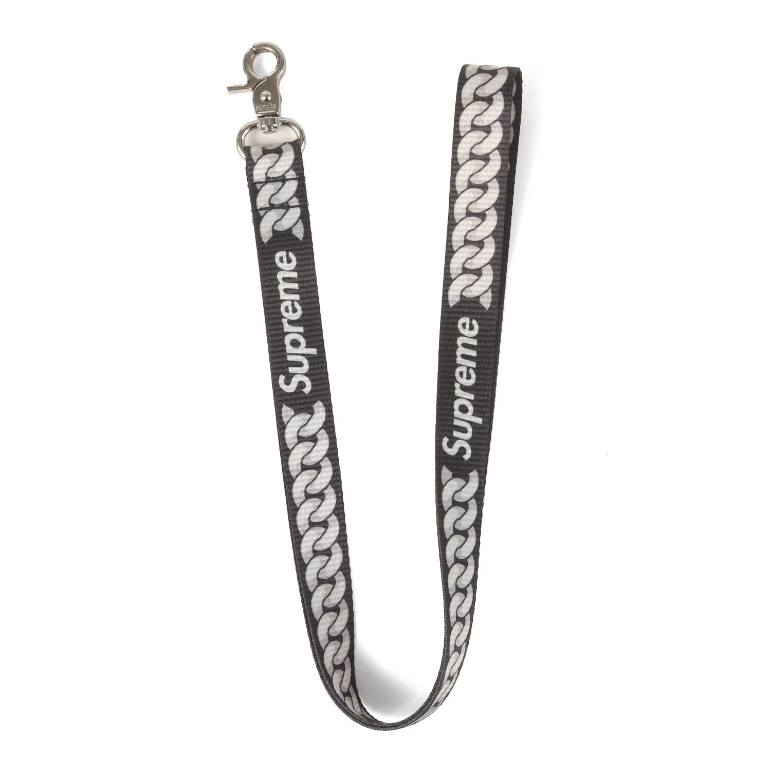 Supreme Cuban Links Lanyard ブラック 美品】Supreme シュプリーム ブラック 黒 サイズ:FREE | 22SS キューバ