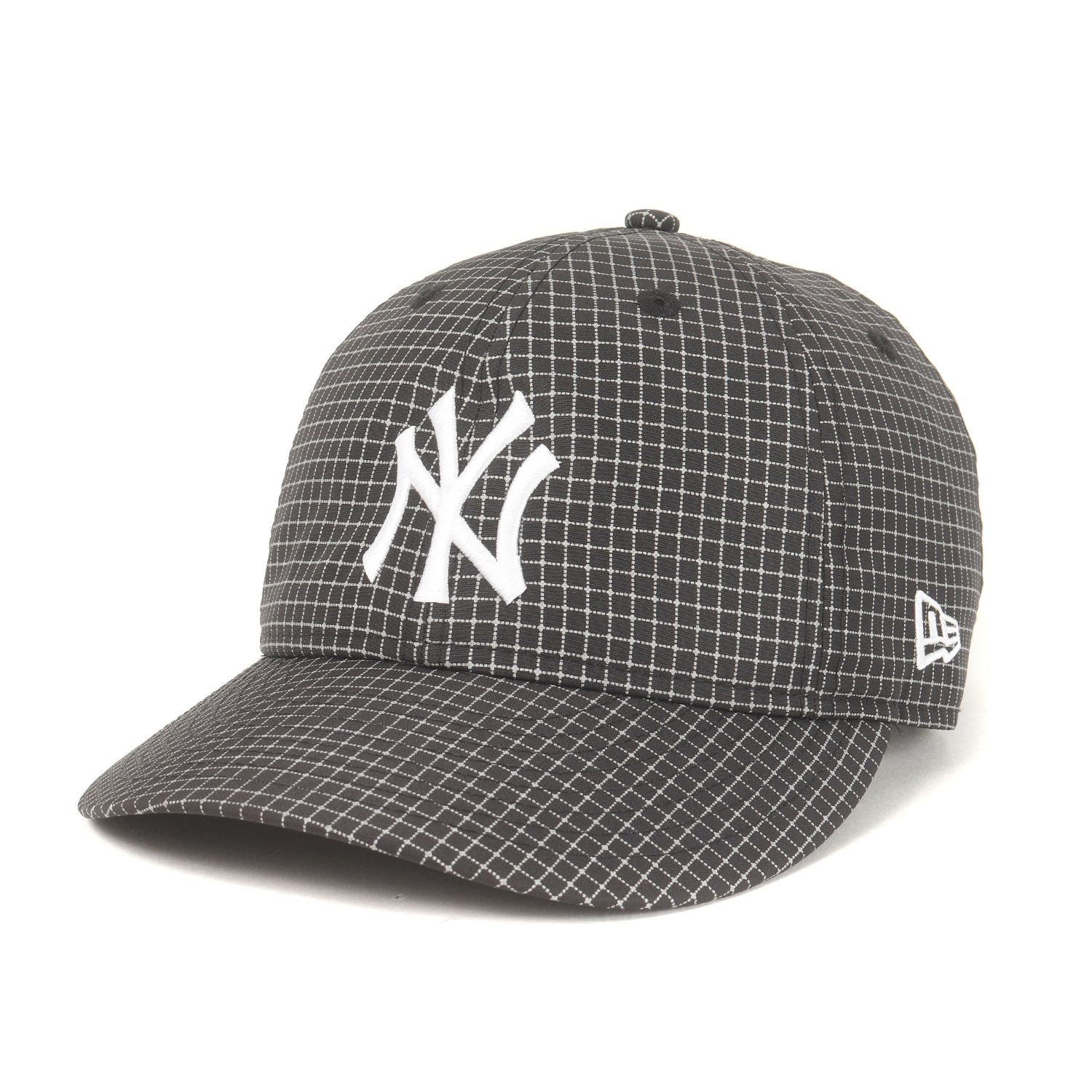 【美品】NEW ERA ニューエラ キャップ ブラック 黒 サイズ:M/L | 26SS green label relaxing別注 リフレクティブグリッド ベースボールキャップ(9THIRTY ) | ブランド 帽子 コラボ【メンズ】【中古】