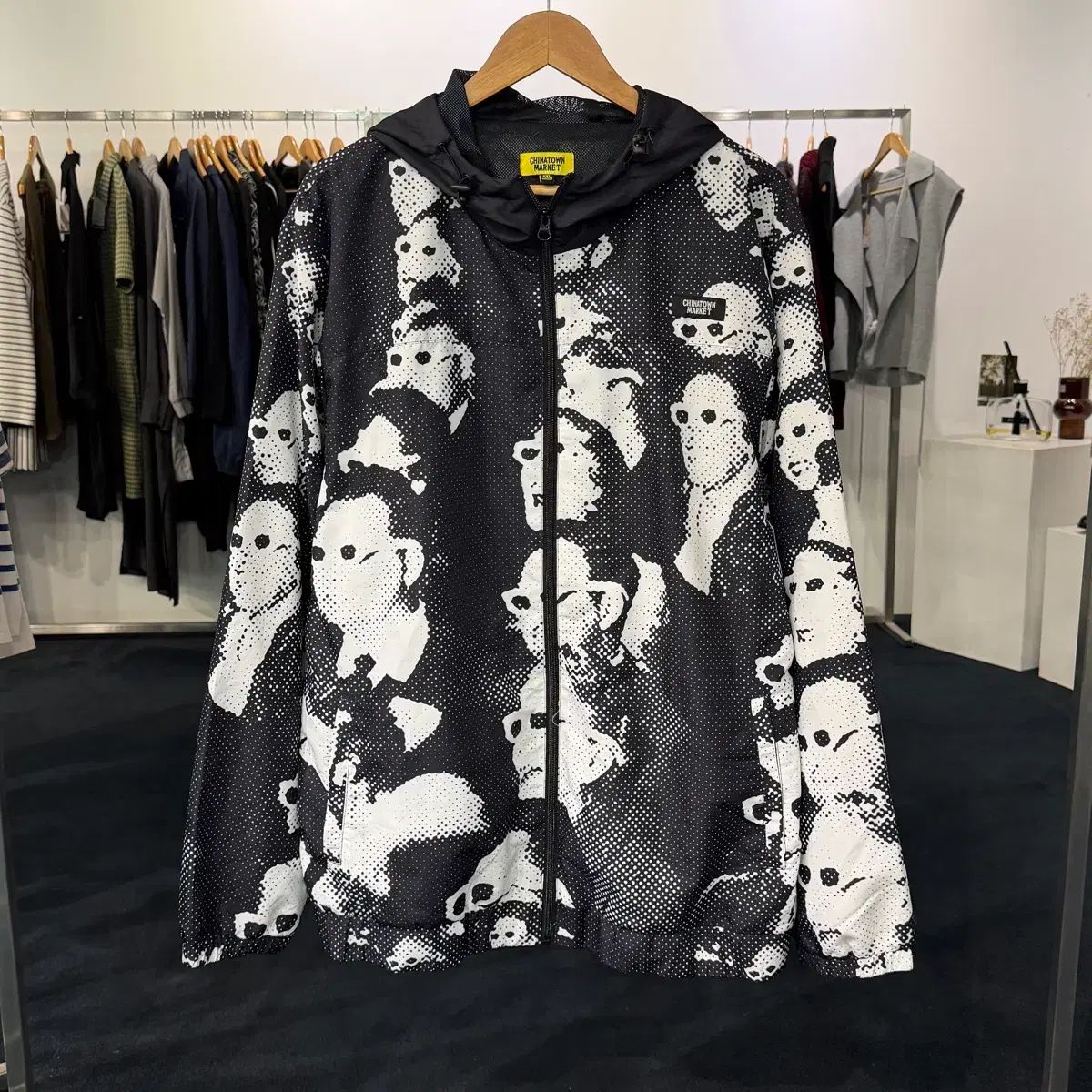2XL コインロッカーの女マーケット シアー ウィンドブレーカー