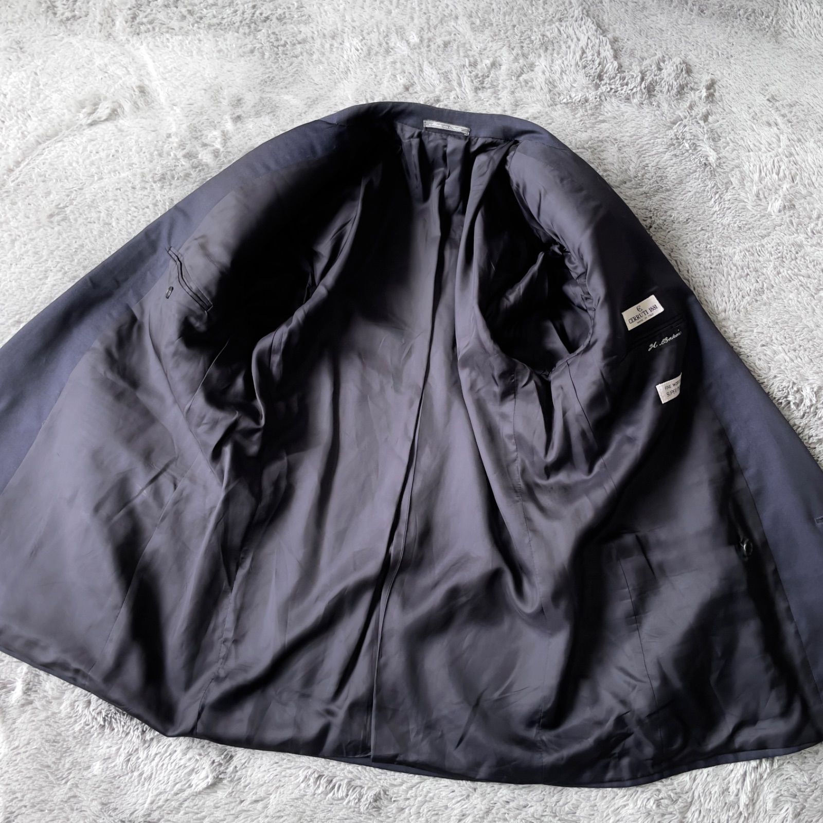 美品✨CERRUTI 1881 ダブルテーラードジャケット イタリア製 ファイン 