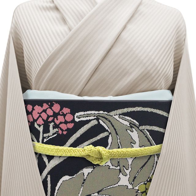 中古】 袋帯 山下織物 西陣 京都 リサイクル 正絹 全通 ART Nouveau