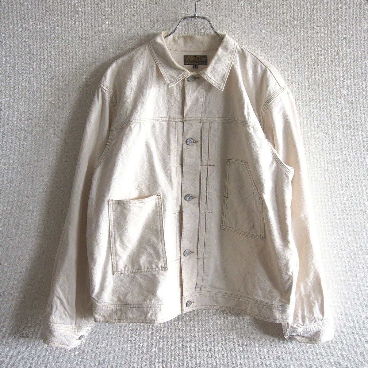 【サイズ42】FREEWHEELERS UNION SPECIAL OVERALLS【GLAZIER WORK JACKET】 ジャケット フリーホイーラーズ 26050534