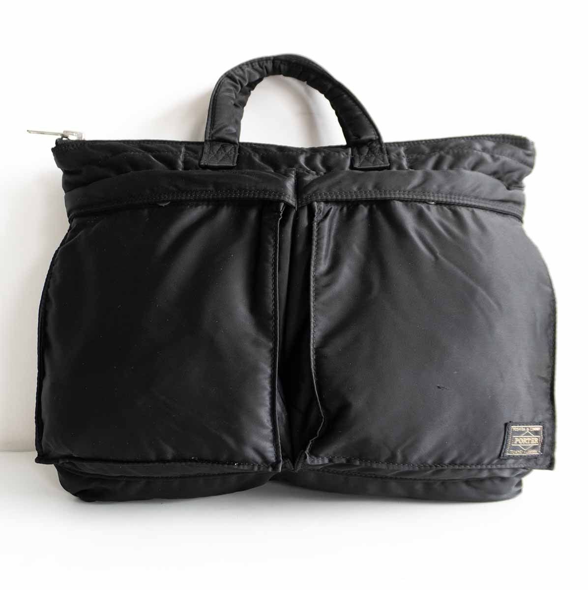 【定番】PORTER 【ショート ヘルメットバッグ】ポーター ショルダーバッグ ナイロン ブラック TANKER BAG 26050598 11,154円