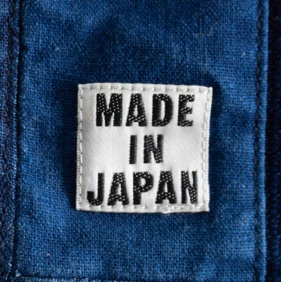 blue blue 刺し子 アトリエコート ジャケット インディゴ 美品 美品】 BLUE BLUE JAPAN 【刺し子 Pコート ジャケット】3 ブルーブルー
