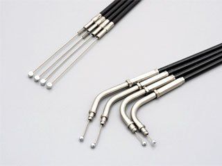 新品 デイトナ(Daytona) ハーレー用スロットルケーブル(引き側) 34インチ/45° 73004