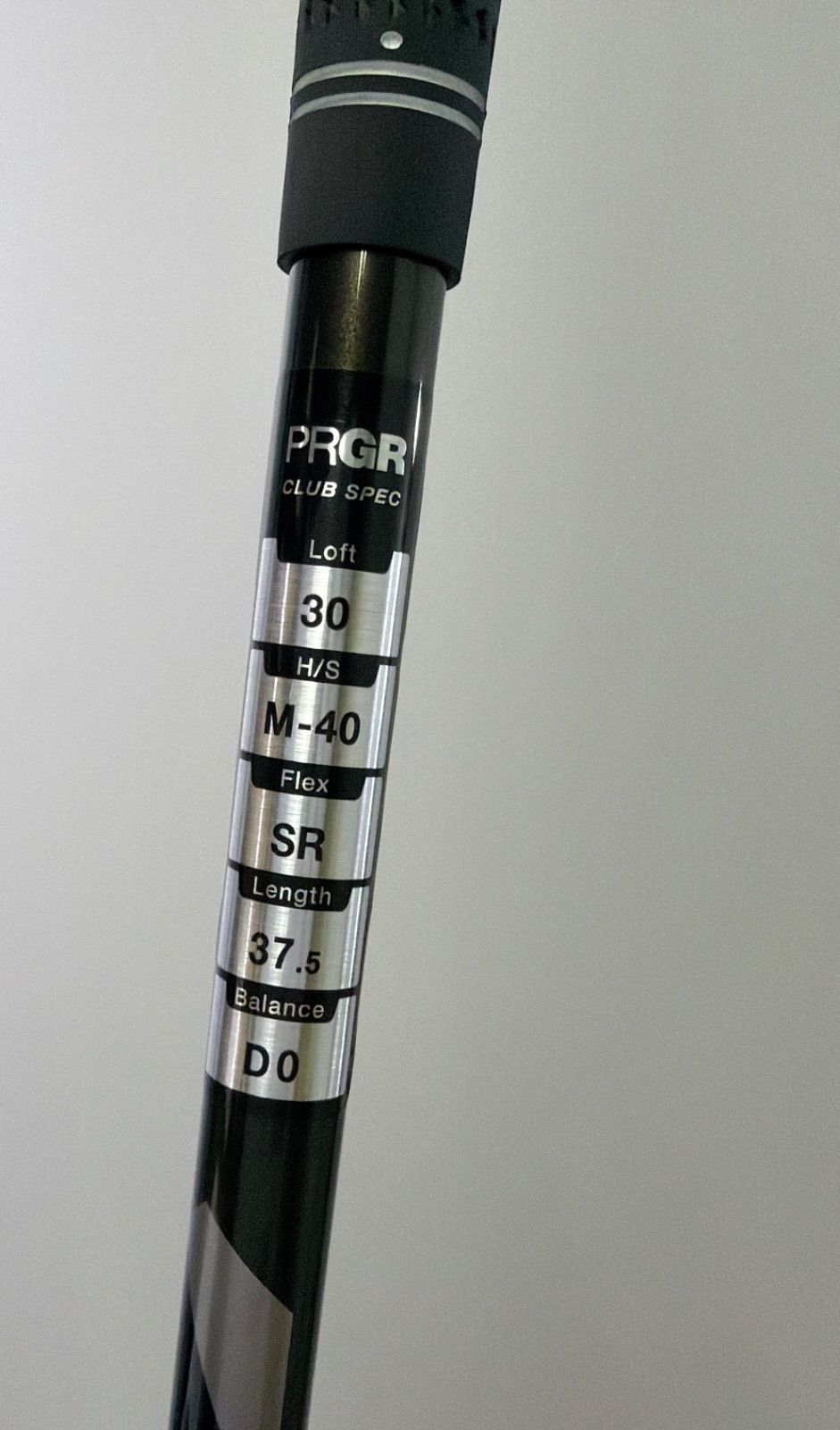 美品 PRGR 05 7番単品アイアン 2021 MCI for PRGR 硬さSR 右 メンズ