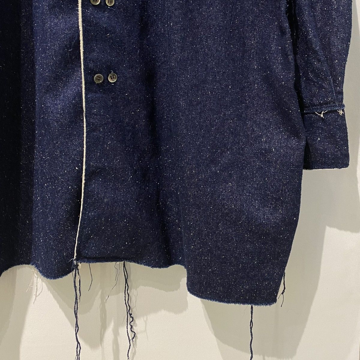 Midorikawa 25AW SILK DENIM SHIRTシルクデニムオーバーサイズシャツ