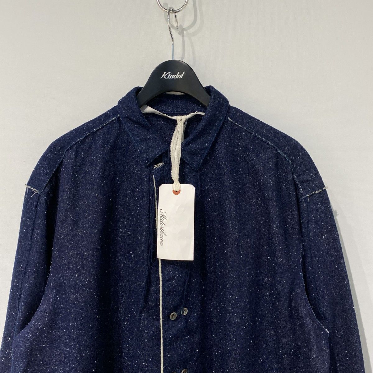 Midorikawa 25AW SILK DENIM SHIRTシルクデニムオーバーサイズシャツ