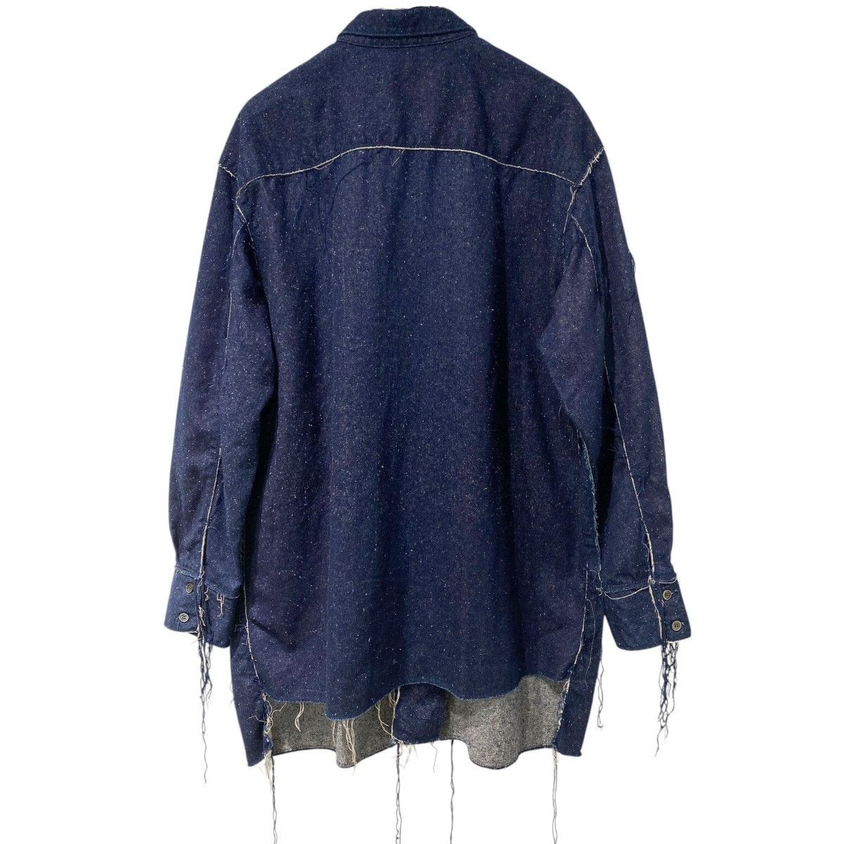 Midorikawa 25AW SILK DENIM SHIRTシルクデニムオーバーサイズシャツ